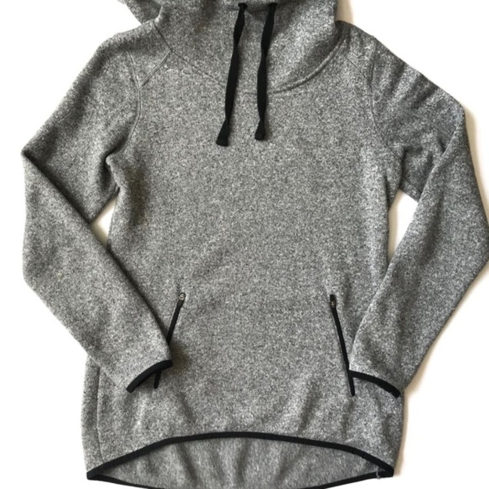 Old Navy Active Grey Hoodie with Thumb Holes